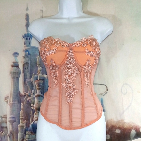 Alivila Y pink corset top - Picture 1 of 16